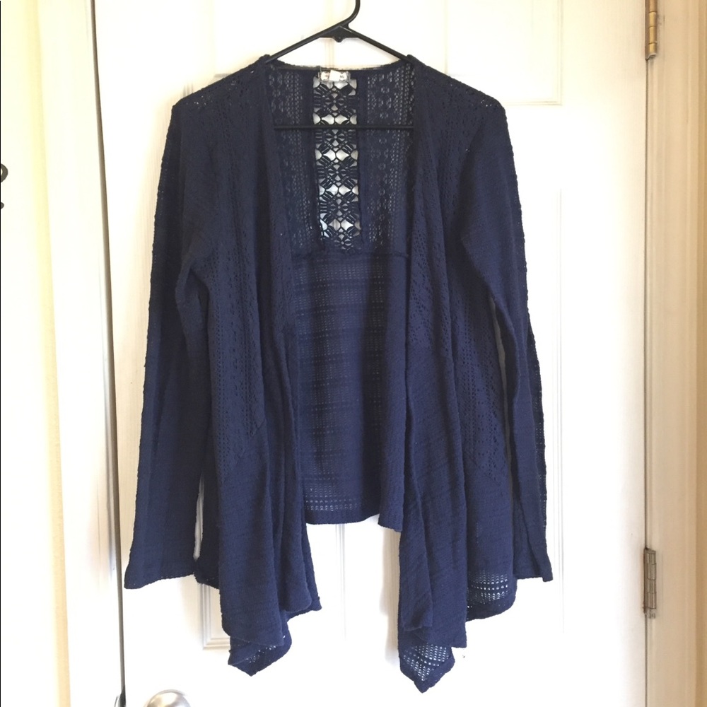 Navy Blue Cardigan